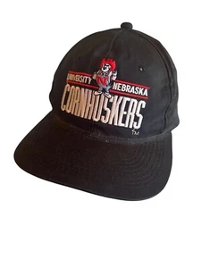 Vintage University Of Nebraska Cornhuskers Adjustable Snapback Hat Cardinal Cap - Picture 1 of 8