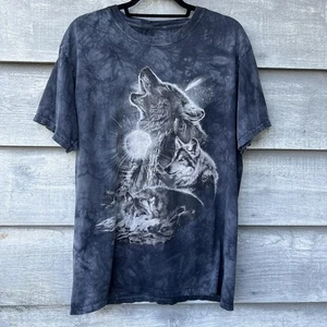 The Mountain T-Shirt Howling Wolf Mens Size Large - Picture 1 of 5