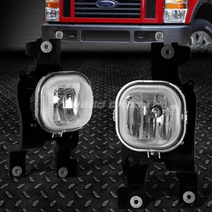PARA 08-10 FORD F250 F350 F450 F550 SUPER DUTY LENTES TRANSPARENTES CONDUCCIÓN FAROS ANTINIEBLA - Imagen 1 de 5