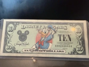 Two 2003 A- A Serious Error, Disney 10 Dollars UNC! X Two Bills! - Picture 1 of 12