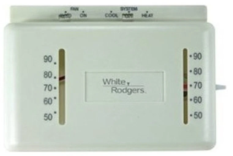 White Rodgers Thermostat Heat Only, Heat/Cool Heat & Cool 24 V 1.2 A, 1.5 A 50 T - Image 1 of 1