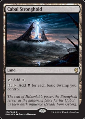 Light Play x 1 Cabal Stronghold Dominaria - Image 1 of 1