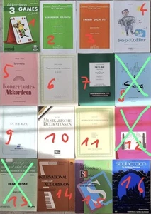Akkordeon Noten / Verschiedene Hefte, für alle gleicher Preis! Akkordeonnoten - Bild 1 von 1