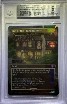 Inn Of The Prancing Pony Serialized MTG LoTR BGS 9 96/100 - Image 1 of 3