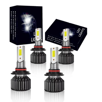Kit de bombillas faros LED 6500K 24000LM para Chevrolet V3500 1990-1991 4x 9005+9006 Foto 1 de 4
