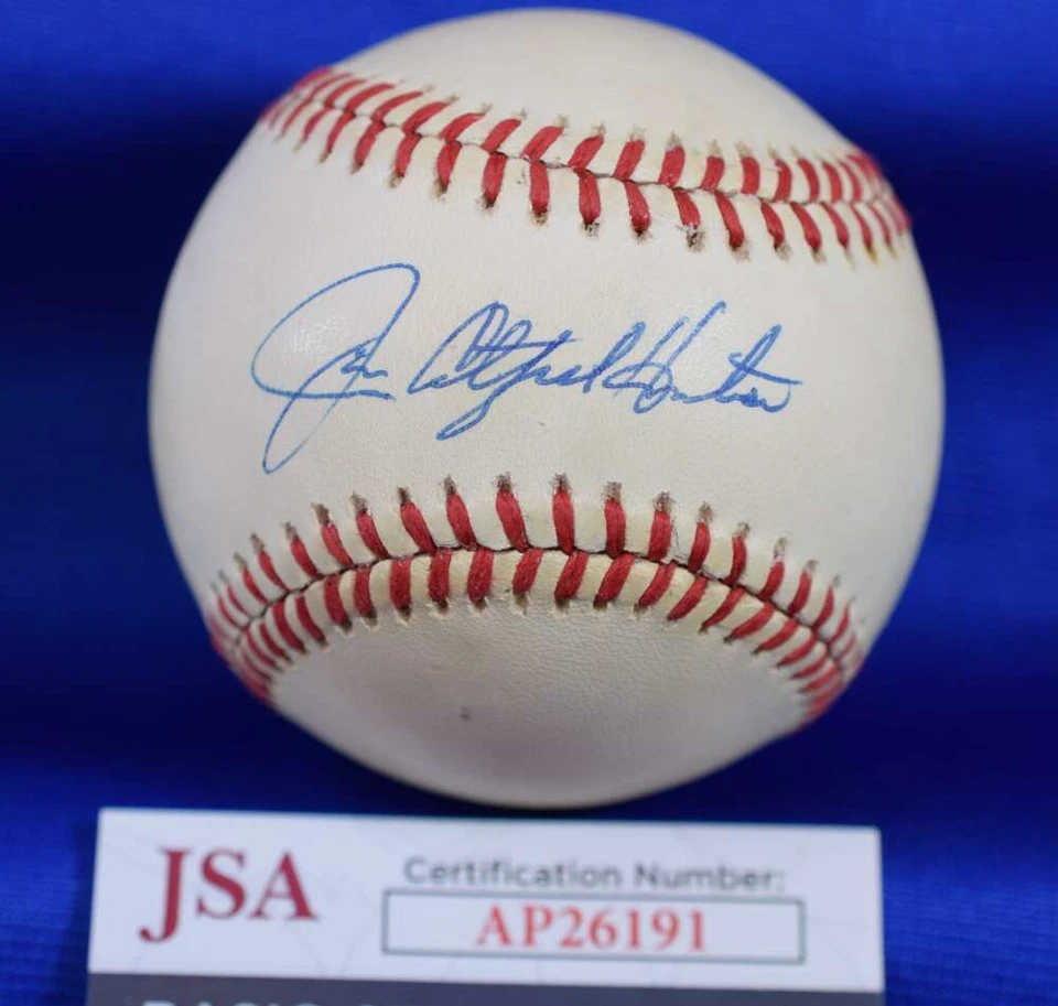 Jim Catfish Hunter JSA COA Autograph American League Signed Baseball - Image 1 of 1