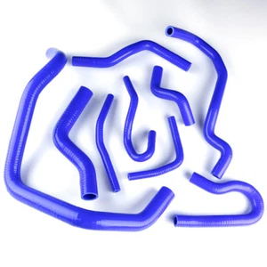 Silicone Radiator Hose Kit FOR HONDA CIVIC D15 D16 SOHC EG/EK 92-00 Blue Set - Picture 1 of 12