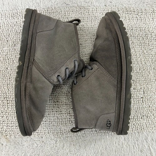 STIVALI CHUKKA UGG NUEMEL SCAMOSCIATI DONNA 7 GRIGIO GRIGIO FODERATO