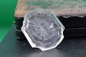 ORIGINAL Antique Stamp and Carved Eagle Phoenix Rock Crystal quartz vtg ROOSTER - Picture 1 of 18