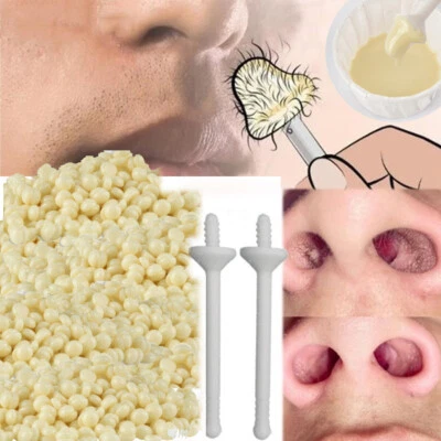 21ST CENTURY Nasenhaar Wachs Nose Wax Kit Nase Haarentfernung Set Für Männer Und Frauen 50g