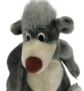The Jungle Book Vintage Disney Plush Baloo Bear Disneyland Stuffed Animal - Picture 1 of 10