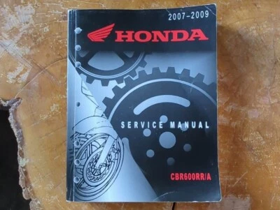 BOM! Manual de serviço genuíno Honda '07-09 CBR 600 CBR600RR CBR600A revisado 2010 - Imagem 1 de 4