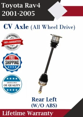 Nuevo eje CV trasero izquierdo OE para Toyota Rav4 2001-2005 4X4 sin ABS garantía de por vida Foto 1 de 4