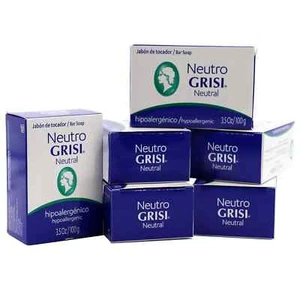 Grisi Neutral Cleansing and Hypoallergenic Soap, Soften Clean 6-Pack of 3.5 Oz - Picture 1 of 4
