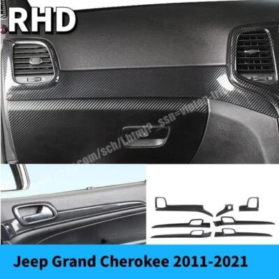 For Jeep Grand Cherokee RHD Interior Moulding Trim Dashboard Door Panel Cover - Imagem 1 de 4