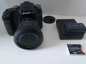 Sony Alpha A100 Digital SLR Camera With 18-70mm Lens Battery. Charger No Cord - Picture 1 of 11