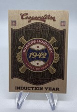 2012 Panini Cooperstown Hall of Fame Classes Induction Year Rogers Hornsby HOF