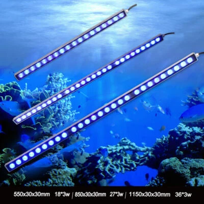 POPULARGROW LED Aquarium Light 108w Blue Bulb for Fish Tank Plant Coral
