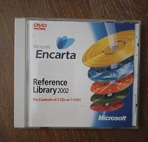 Microsoft Encarta Reference Library 2002 - DVD-ROM For PC - Pre-Owned - Picture 1 of 1