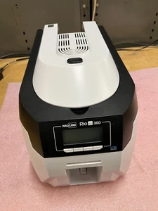 MagiCard Rio Pro 360 Thermal ID Card Printer Single Sided USB LAN 3652-3001 - Photo 1/14