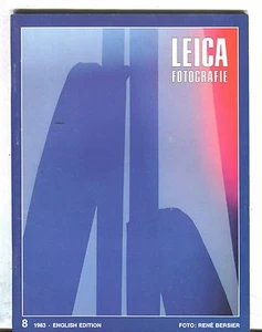 Leica Fotografie Magazine English Ed. No. 8 1983 Rene Bersier EX 032317lej - Picture 1 of 1