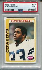 1978 Topps Football #315 Tony Dorsett Rookie Card Graded PSA 9 MINT