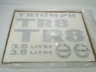 TRIUMPH TR8 Full Decal Set, Trunk / Boot, Nose + Fender / Wing Panels, '79-'81