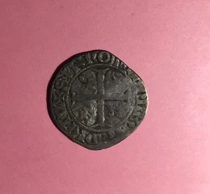 BLANC DIT GUENAR n.d 1411 CHARLES VI LE FOU / A PARIS FRANCE BILLION COIN - Picture 1 of 3