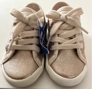 Keds Girl Kids Shoes Sneakers Kickstart Jr Rose Gold Size 5M - Picture 1 of 5