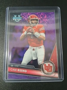 Cam Rising - Bowman University 2023 - Utah Utes - Purple Mini-Diamond - /399 - Bild 1 von 3