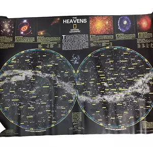 Póster de National Geographic mapa de pared constelaciones del cielo espacio sin laminar - Imagen 1 de 10