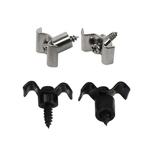 2 Sets Guitar String Trees Retainer Guides with Screws Kit for Guitar Bass - Picture 1 of 13