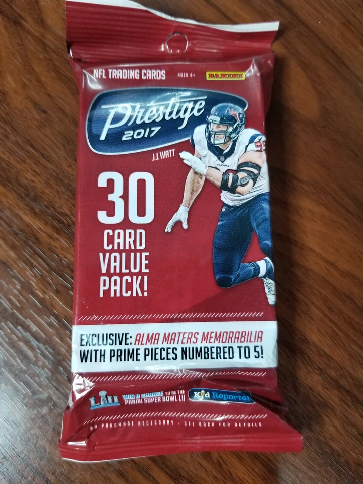 2017 Panini Prestige Football 30-CARD FAT VALUE PACK - Mahomes Rookie?
