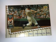 1994 Upper Deck Mickey Mantle Baseball Heroes Chasing the Babe Card #68 of 72
