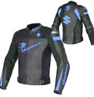 Suzuki Hayabusa Motorbike Leather Jacket Motorcycle Bikers Racing Sports Jackets