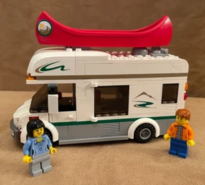 60057 LEGO Complete CITY: Camper Van canoe minifigures stickers - Picture 1 of 4