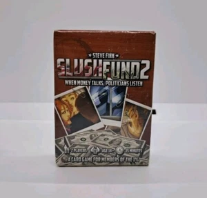New Slush Fund 2 Money Politics Card Game BRAND NEW SEALED Doctor Finn's Games - Picture 1 of 7