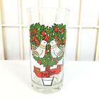Vintage 12 Days of Christmas 2ND DAY REPLACEMENT Indiana Glass Drinking Tumbler
