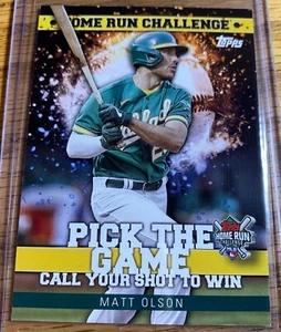 Matt Olson #HRC-17 2022 Topps Home Run Challenge Code Cards Athletics - Picture 1 of 2