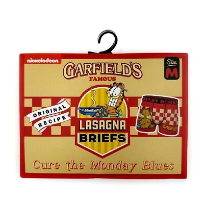 Calzoncillos boxer Garfield Crazy para hombre ropa interior mediana Nickelodeon años 80 90 divertido regalo Foto 1 de 4