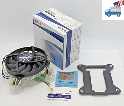 Titan DC-155A915Z/RPW Low Profile CPU Cooler for Intel LGA 1150 1151 1156 1200 - Image 1 of 4