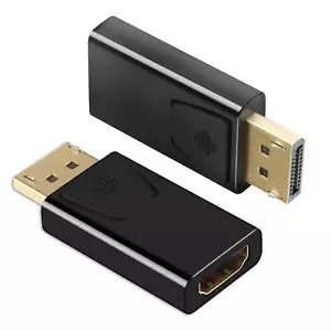 New Display Port to HDMI Male Female Adapter Converter DisplayPort DP to HDMI - Picture 1 of 10