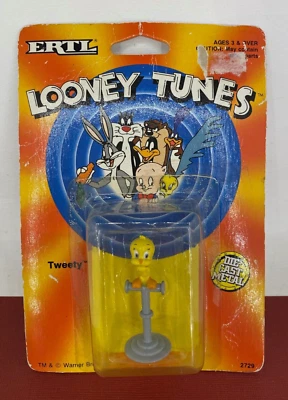 Vintage ERTL 1989 ☆ Looney Tunes ☆ Die-Cast Tweety Figure Foto 1 de 4