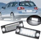 LED License Plate Light Tag Lamp For VW Golf Rabbit Jetta Caddy MK5 T5 Passat