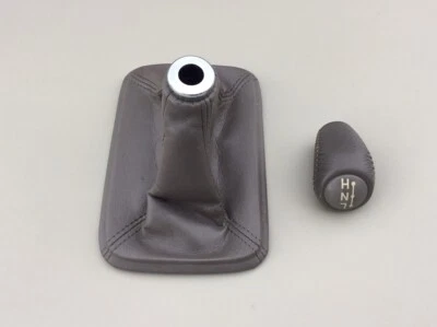 2003-2009 Lexus GX470 4X4 4WD Botão de Câmbio Bota de Mudança de Couro L N H Taupe Fabricante de Equipamento Original - Imagem 1 de 4