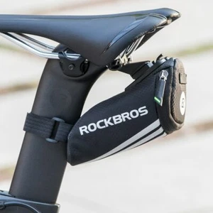 ROCKBROS Bolsa de sillín de bicicleta Tija de sillín Bolsa de asiento MTB Bicicleta de carretera Alforjas traseras - Imagen 1 de 14
