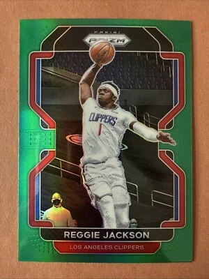 Reggie Jackson 2021 Prizm Green Prizm #323 Foto 1 de 2
