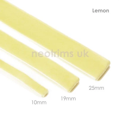 Cinta de Terciopelo Borde de Terciopelo Costura de Lujo Artesanía Decoración de Navidad 7/10/19/25mm Foto 1 de 4