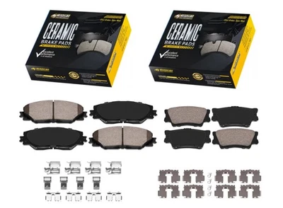Front Rear Ceramic Brake Pads For 2009 2010 Pontiac Vibe AWD & GT Wagon 2.4L - Image 1 of 4