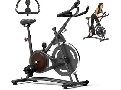 Indoor Exercise Bike Stationary Bike Cycling Bicycle Cardio Fitness Workout Bike - Image 1 of 4